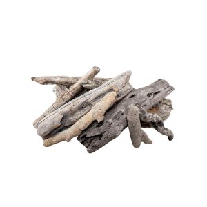 Driftwood Ceramic Gas Fire Pit Logs – 9 Piece Set