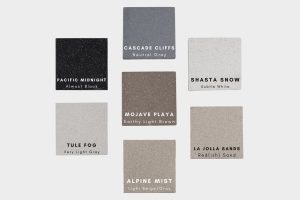 Oblica Rounded Concrete Fire Table
