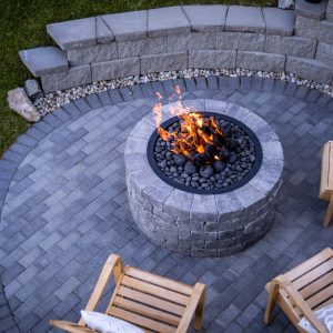 Universal Crossfire Burner Package for Belgard Weston Stone™ Paver Fire Pit - 240,000 BTUs
