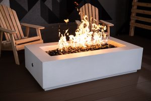 Lumera Concrete Fire Table - 65" Tule Fog - FAST SHIP