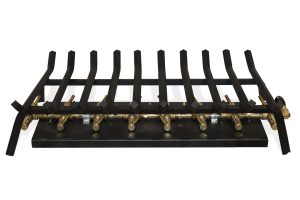 Outdoor Fireplace Kit for 36" Openings or Larger - Crossfire Brass Burner System