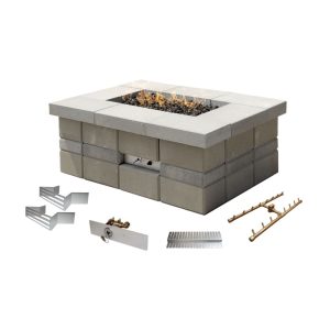 Universal Crossfire Burner Package For Techo-Bloc RAFFINATO Paver Fire Pit – 160,000 BTUs