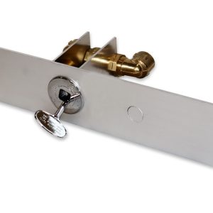 Aluminum Key Valve Mounting Plate for Paver Fire Pits + Street Elbows