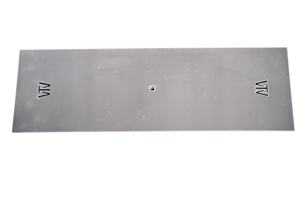 Rectangular Aluminum Flat Fire Pit Plates - 1/8" Thickness from Montana Fire Pits