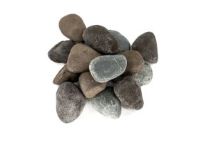 Natural Color Ceramic Fire River Stones - 15 Stone Set
