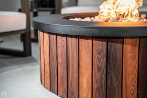 Sequoia Arbor Wood Fire Pit Table