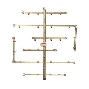 300K BTU 24.75" x 22" Universal Crossfire Brass Burner