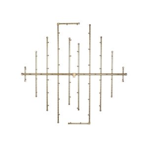 560K BTU 47.5" x 45.75" Universal Crossfire Brass Burner – Openings 60" or Larger (U560-WT)