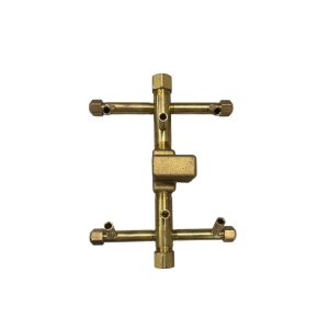 60K BTU 9″ x 6.75″ Universal Crossfire Brass Burner (U60-MFP)
