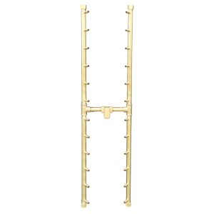 240K BTU 36" x 8.75" Universal Crossfire H-Style Brass Burner