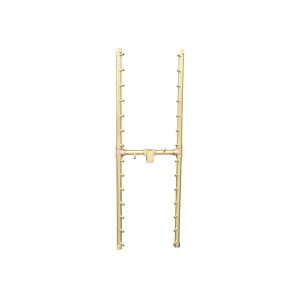 300K BTU 42" x 14.125" Universal Crossfire H-Style Brass Burner – Openings 56" x 25" or Larger (UH300-WT)