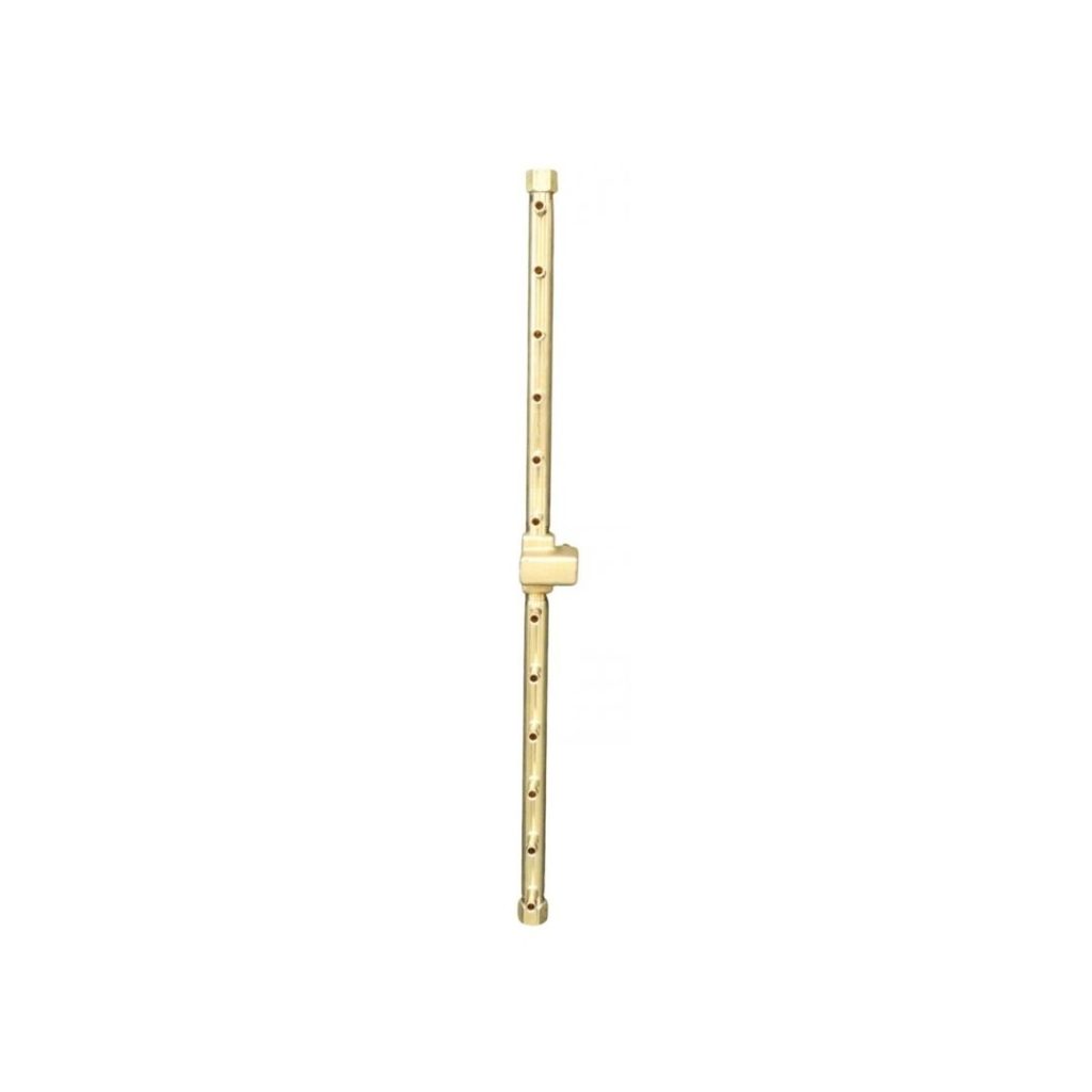 130K BTU 25.625” Universal Crossfire Linear Brass Burner – Openings 32" x 8" or Larger (UL130-WT)