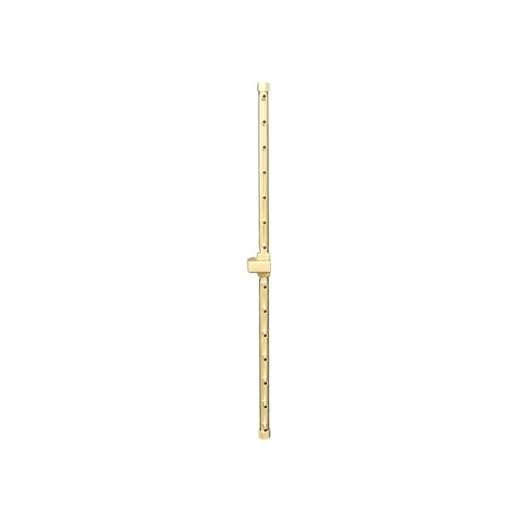 150K BTU 29.625” Universal Crossfire Linear Brass Burner – Openings 38" x 8" or Larger (UL150-WT)