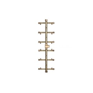 170K BTU 22.75" x 7" Universal Crossfire Tree-Style Brass Burner – Openings 28" x 11" or Larger (UT170-WT)