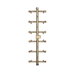 170K BTU 22.75" x 7" Universal Crossfire Tree-Style Brass Burner