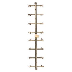 230K BTU 30.5" x 7" Universal Crossfire Tree-Style Brass Burner