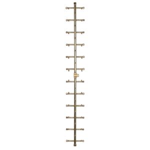 350K BTU 53.75" x 7" Universal Crossfire Tree-Style Brass Burner