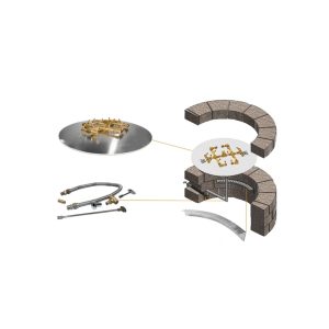 Universal Paver Fire Pit Kits for Circular Openings 23" - 42"