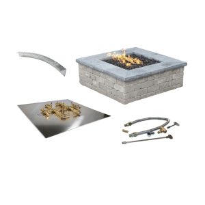 Universal Paver Fire Pit Kits for Square Openings 23" - 42"