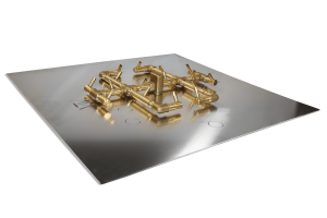 Universal Crossfire Burner Package For Techo-Bloc PRESCOTT Paver Fire Pit – 180,000 BTUs