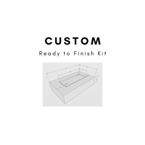 Custom Ready to Finish Fire Pit Kit with Crossfire Burner