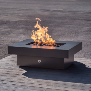 Redwood Fire Pit Table