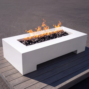 The Den Concrete Fire Table