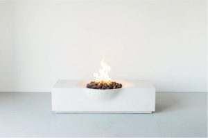 Nido Concrete Fire Table – 55″ Shasta Snow – Fast Ship