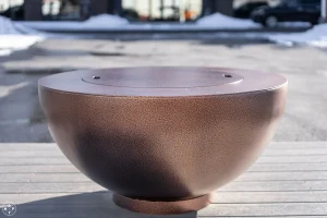 Penny Vein Cascade Fire Table from Montana Fire Pits