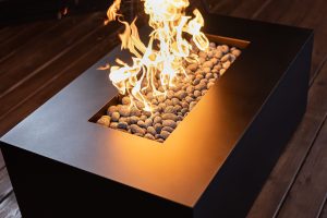 Olympic fire pit table in Oil Rubbed Bronze