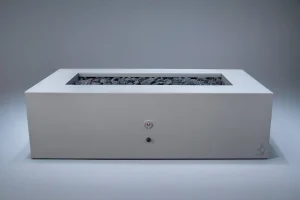 Urban Stealth Olympic Fire Table with push button ignition from Montana Fire Pits