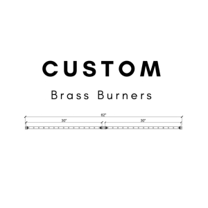 Custom Burner - Crossfire Brass Burner by Warming Trends