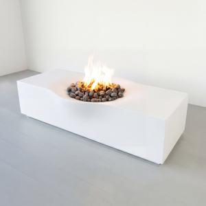 Nido Concrete Fire Table – 55″ Shasta Snow – Fast Ship