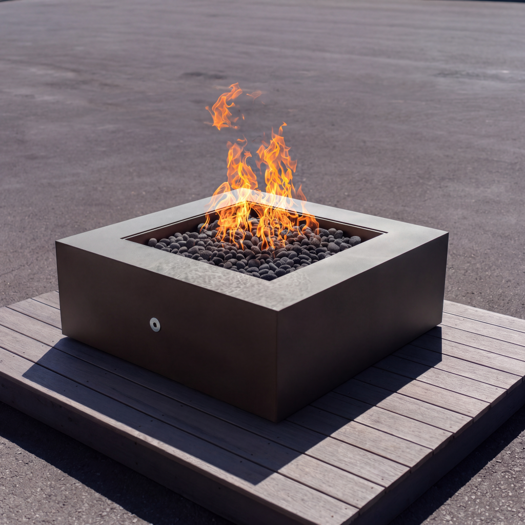 Glacier Fire Pit Table