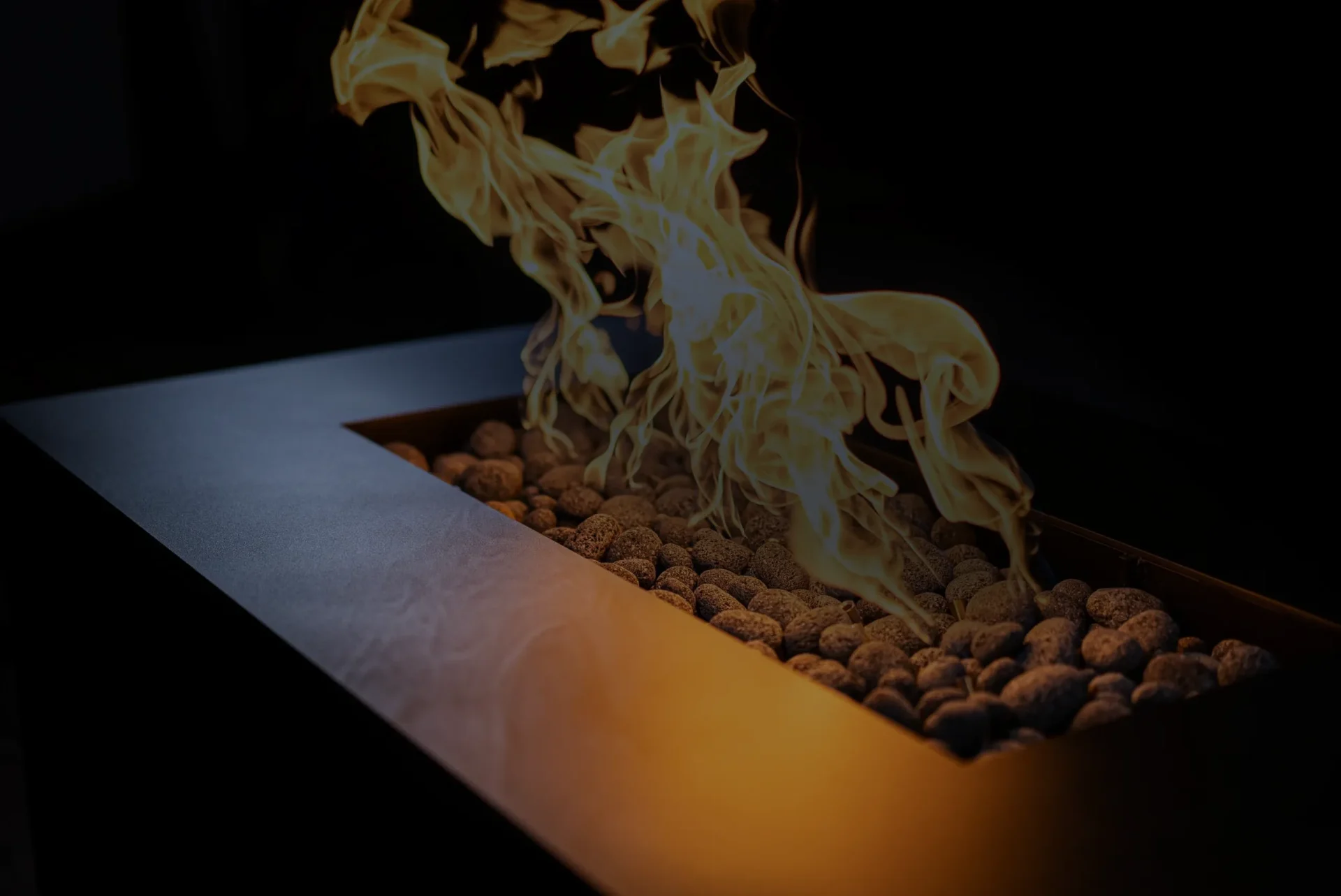 Olympic Fire Table by Montana Fire Pits